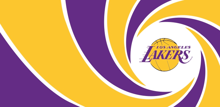 007 Los Angeles Lakers logo vinyl decal